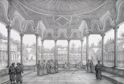 Fontaine et Kiosque du Jardin de Choubrah, de 